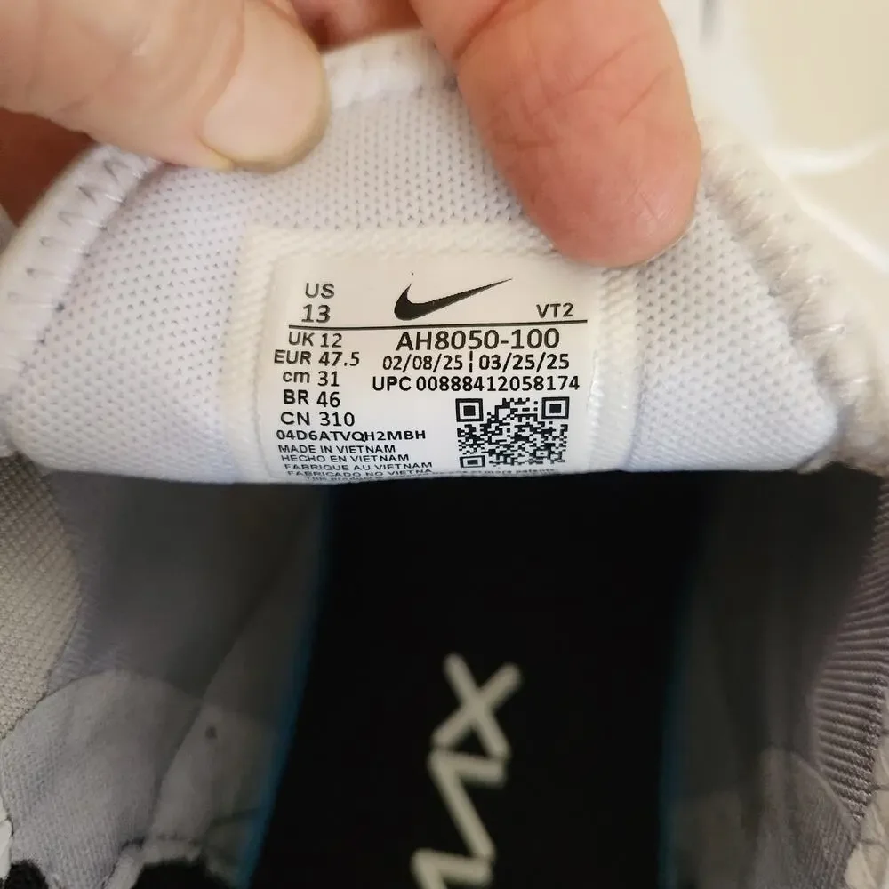 Nike Men's Air Max 270 Shoes, White/Black-White, 13
